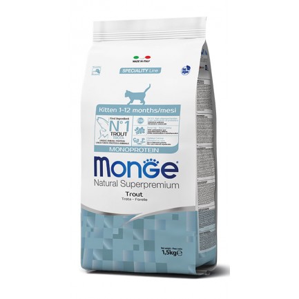 Monge Kitten Truite monoprotéinée pour chatons