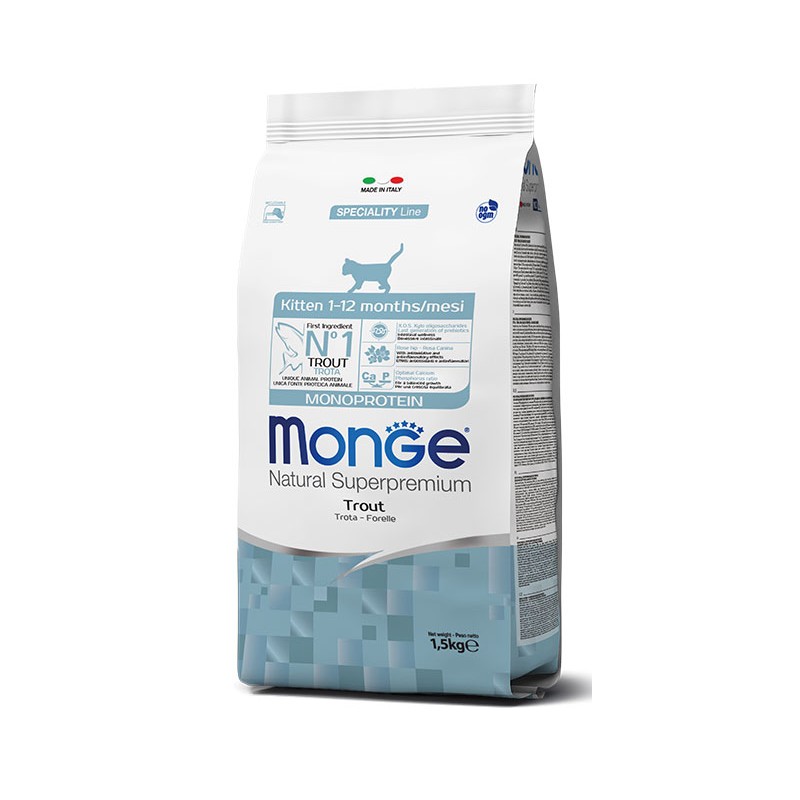 Monge - Monge Kitten Monoprotein Trota Per Gattini img