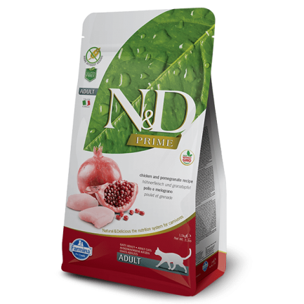 Farmina N&D Prime Adult Cat con Pollo e Melograno