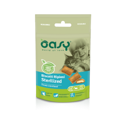 Oasy Biscotti Ripieni per Gatti Sterilizzati